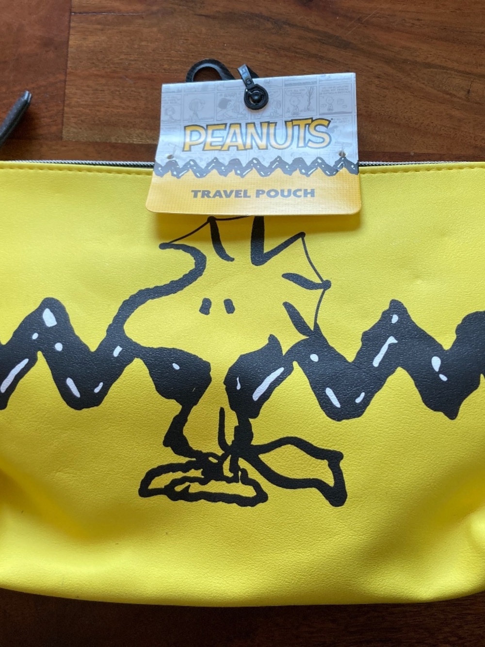 NEW Peanuts Trapezoid Large Cosmetic Bag - Woodstock